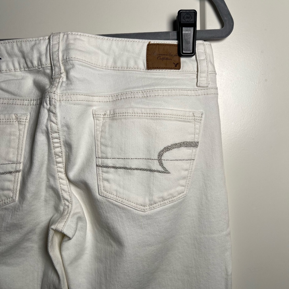 American Eagle Outfitters White Bootcut Jeans - Picture 7 of 12